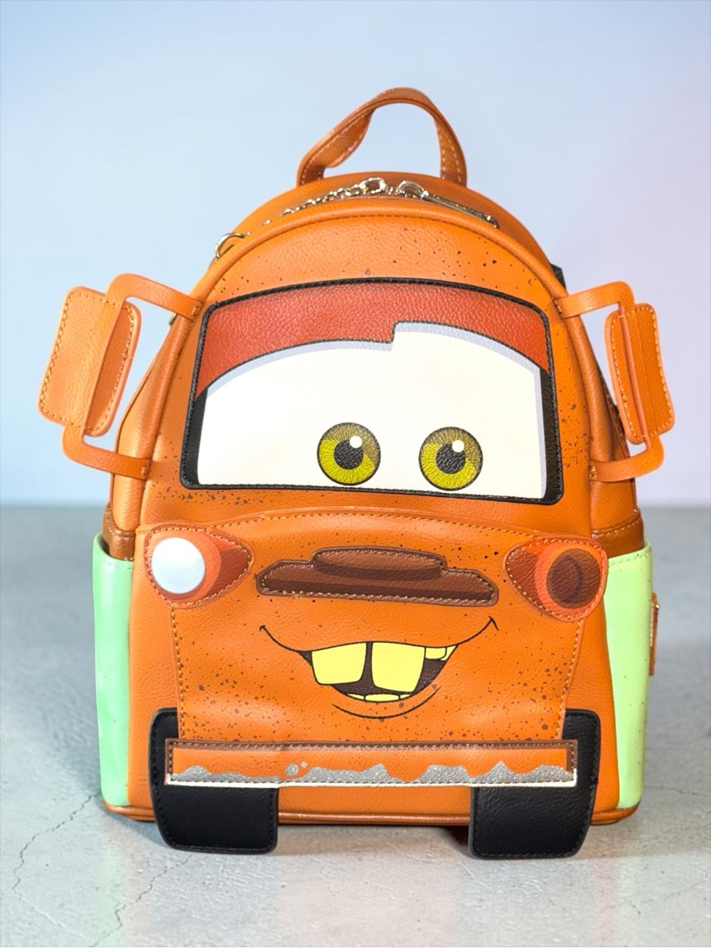 Loungefly Cars Tow Mater Cosplay Mini Backpack